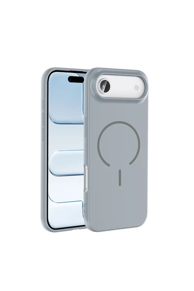 HEPTEKİLETİŞİM iPhone 17 Air Kılıf M-safe Şarj Özellikli Meta Kapak (META) ürün görseli 1