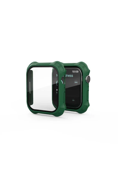 HEPTEKİLETİŞİM Watch 2/3/4/5/6/7/8/9/se/nike 41mm Tank Zırh Kasa ve Mat Görünümlü Ekran Koruyucu Gard 11 ürün görseli 1