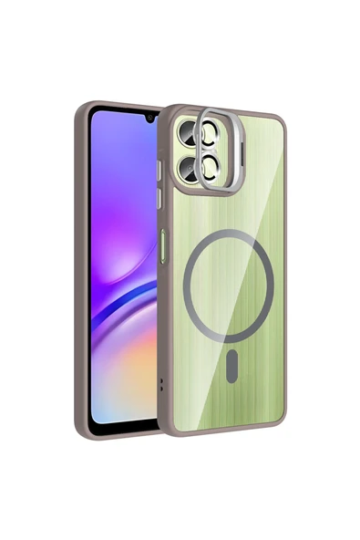 HEPTEKİLETİŞİM Samsung Galaxy A07 Kılıf Standlı ve Kamera Lens Hediyeli Kapak (Etro) ürün görseli 1