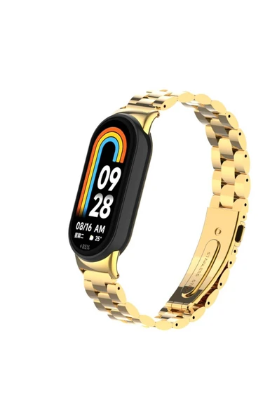 HEPTEKİLETİŞİM Xiaomi Mi Band 9 Metal Kordon Paslanmaz Çelik Tasarım (KRD-04) ürün görseli 1