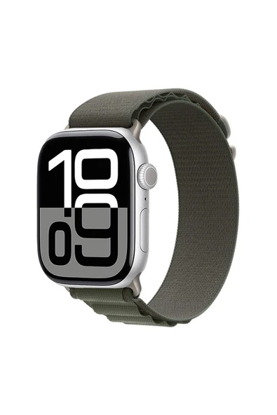 HEPTEKİLETİŞİM Apple Watch 10 46mm Hasır Kordon Naylon Örgülü (KRD-74) ürün görseli 1