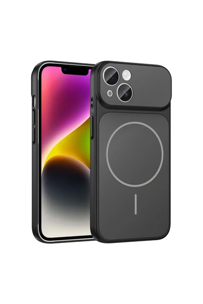 HEPTEKİLETİŞİM Apple iPhone 14 Kılıf M-Safe Şarj Özellikli Kamera Korumalı Kapak (FORMEN) ürün görseli 1