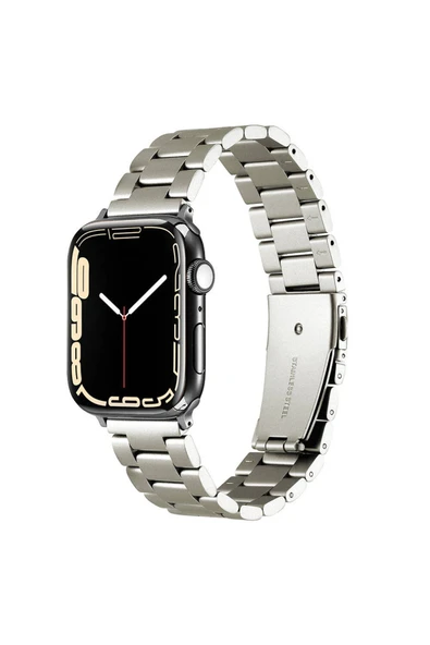 HEPTEKİLETİŞİM Watch 38mm Uyumlu KRD-93 Metal HPTK Kordon-Titanyum ürün görseli 1