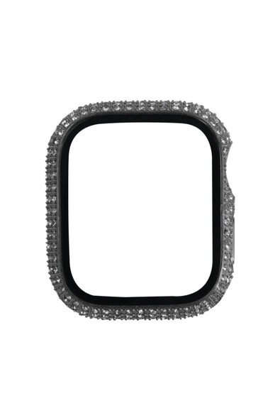 HEPTEKİLETİŞİM Watch 2/3/4/5/6/7/8/9/se/ultra/nike 45mm G-24 Kenarları Taşlı Sert PC Kasa Ve Ekran Koruyucu ürün görseli 1