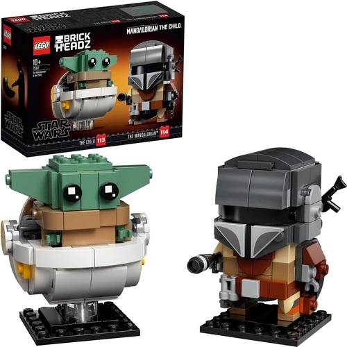 LEGO BrickHeadz 75317 The Mandalorian and The Child ürün görseli 1