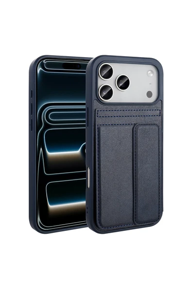 HEPTEKİLETİŞİM Apple iPhone 17 Pro Max Kılıf PU Deri Kartlıklı Kapak (Sevilla) ürün görseli 1