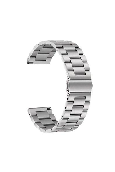 HEPTEKİLETİŞİM Galaxy Watch 46mm HPTK- Band-04 22mm Metal Kordon-Gümüş ürün görseli 1