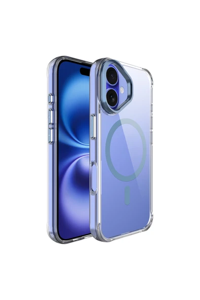 HEPTEKİLETİŞİM iPhone 17 Kılıf M-safe Şarj Özellikli Airbagli Kamera Standlı Kapak (azor) ürün görseli 1