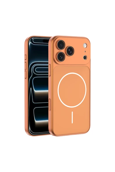 HEPTEKİLETİŞİM Apple iPhone 17 Pro Max Kılıf M-Safe Şarj Özellikli Kamera Korumalı Kapak (SPARK) ürün görseli 1
