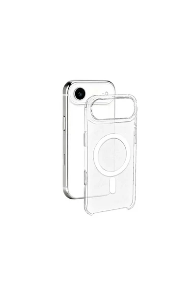 HEPTEKİLETİŞİM Apple iPhone 17 Air Kılıf Wireless Şarj Özellikli Şeffaf Kapak (orjin) ürün görseli 1
