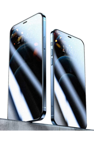 HEPTEKİLETİŞİM Iphone 13 Uyumlu  Hayalet Ekran Koruyucu Tam Kaplayan Gizlilik Filtreli (rika-pri) Siyah ürün görseli 1
