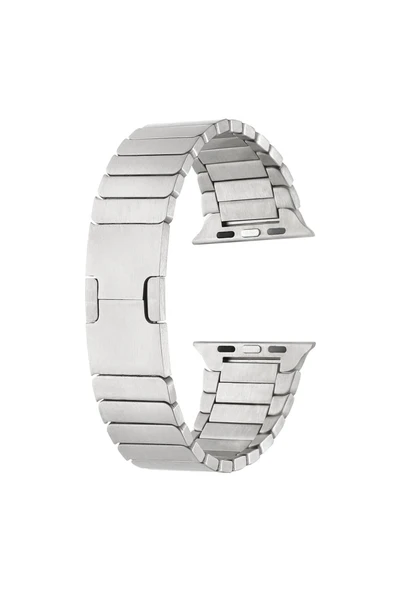 HEPTEKİLETİŞİM Watch 38mm Uyumlu KRD-82 Metal HPTK Kordon-Gümüş ürün görseli 1