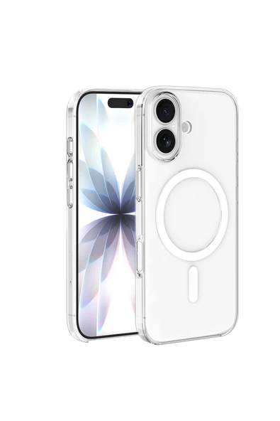 HEPTEKİLETİŞİM Apple iPhone 17 Kılıf Wireless Şarj Özellikli Şeffaf Kapak (orjin) ürün görseli 1