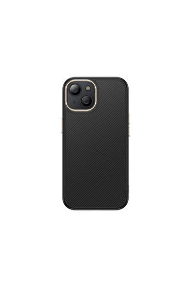 HEPTEKİLETİŞİM Apple iPhone 14 Kılıf M-safe Şarj Özellikli Karbon Fiber Görünümlü Kapak (ANTİNA) ürün görseli 1