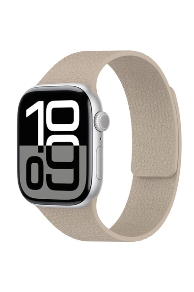 HEPTEKİLETİŞİM Apple Watch Watch 2/3/4/5/6/7/8/se/ultra 49mm Kabartma Desenli Silikon Kordon (krd-136) ürün görseli 1