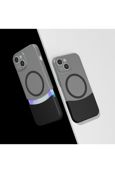 HEPTEKİLETİŞİM Apple iPhone 13 Kılıf M-Safe Şarj Özellikli Mıknatıslı Kapak (DUBLE) ürün görseli 1