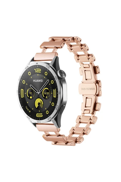 HEPTEKİLETİŞİM Samsung Galaxy Watch 46mm-22mm Metal Kordon Tasarım (KRD-96) ürün görseli 1