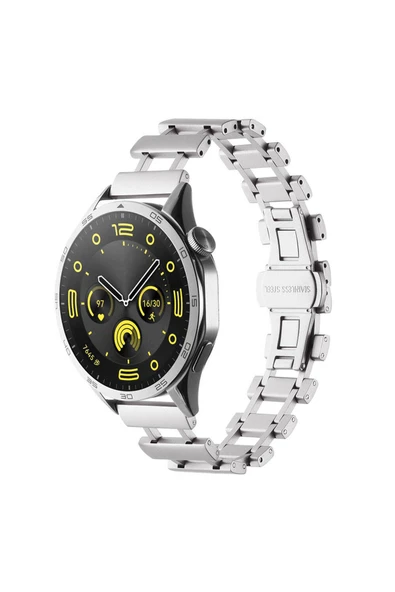 HEPTEKİLETİŞİM Samsung Galaxy Watch 46mm-22mm Metal Kordon Tasarım (KRD-96) ürün görseli 1