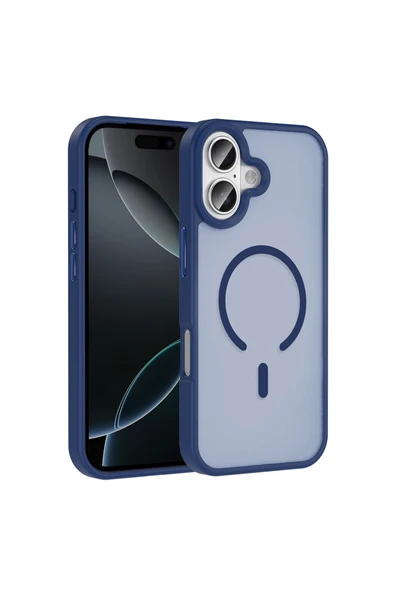 HEPTEKİLETİŞİM Apple iPhone 17 Kılıf Magsafe Şarj Özellikli Mat Arka Yüzey Kapak (Sio) ürün görseli 1