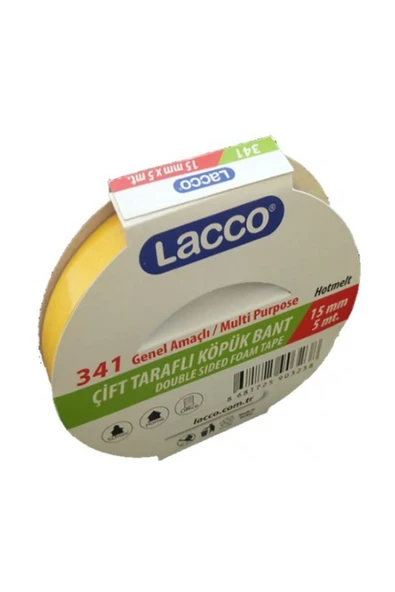 Lacco Çift Taraflı Köpük Bant 24mm 5mt. L-343 ürün görseli 1