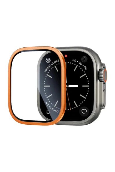 HEPTEKİLETİŞİM Watch Ultra 49mm ALM-01 Metal Çerçeveli Ekran Koruyucu ürün görseli 1
