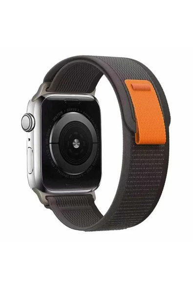 HEPTEKİLETİŞİM Watch 42mm Uyumlu KRD-77 Hasır HPTK Kordon-Siyah ürün görseli 1
