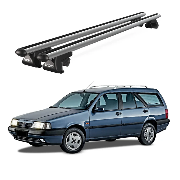 Venüs Fiat Tempra Station Wagon (1993-1997) Uyumlu Gri Ara Atkı Port Bagaj Tavan Barı ürün görseli 1