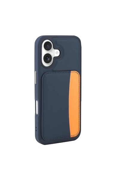 HEPTEKİLETİŞİM Apple iPhone 17 Kılıf Kartlıklı Silikon Kapak (X-Kart) ürün görseli 1