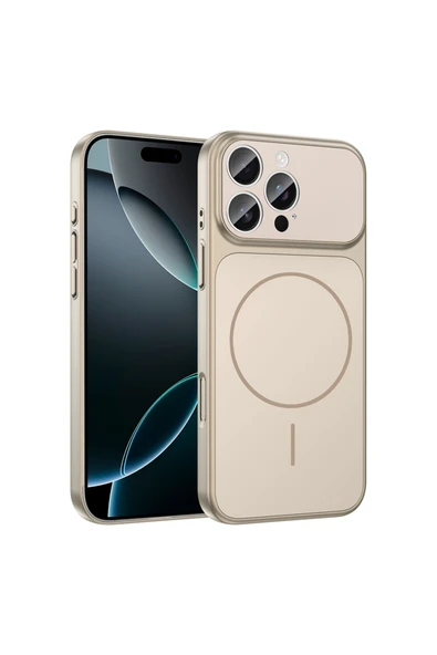 HEPTEKİLETİŞİM Apple iPhone 16 Pro Max Kılıf M-Safe Şarj Özellikli Kamera Korumalı Kapak (FORMEN) ürün görseli 1