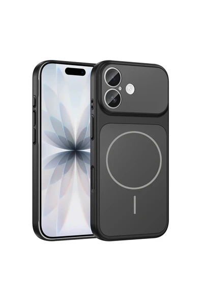 HEPTEKİLETİŞİM Apple iPhone 16 Kılıf M-Safe Şarj Özellikli Kamera Korumalı Kapak (FORMEN) ürün görseli 1
