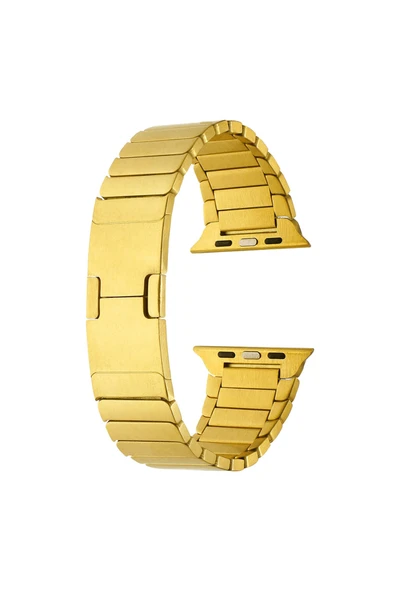 HEPTEKİLETİŞİM Watch 42mm Uyumlu KRD-82 Metal HPTK Kordon-Gold ürün görseli 1
