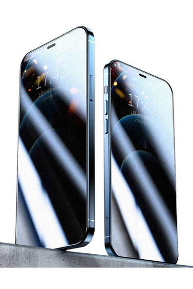 HEPTEKİLETİŞİM Apple iPhone 17E Rika Premium Privacy Temperli Cam Ekran Koruyucu 9H Dayanıklı Full Kaplama HD ürün görseli 1
