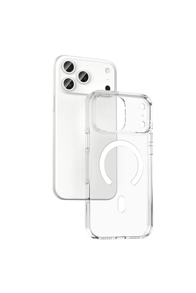 HEPTEKİLETİŞİM Apple iPhone 17 Pro Max Kılıf M-safe Şarj Özellikli Kamera Korumalı Kapak (KRİPTO) ürün görseli 1