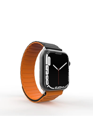 HEPTEKİLETİŞİM Apple Watch 10 46mm Silikon Kordon Strap Kayış Estetik Tasarımlı (KRD-122) ürün görseli 1