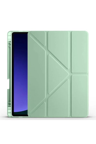 HEPTEKİLETİŞİM Samsung Galaxy Tab S10 Kılıf Kalem Bölmeli Standlı 360 Derece Tam Korumalı Tasarım (TR) ürün görseli 1