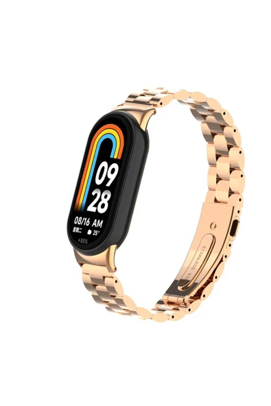 HEPTEKİLETİŞİM Xiaomi Mi Band 9 Metal Kordon Paslanmaz Çelik Tasarım (KRD-04) ürün görseli 1