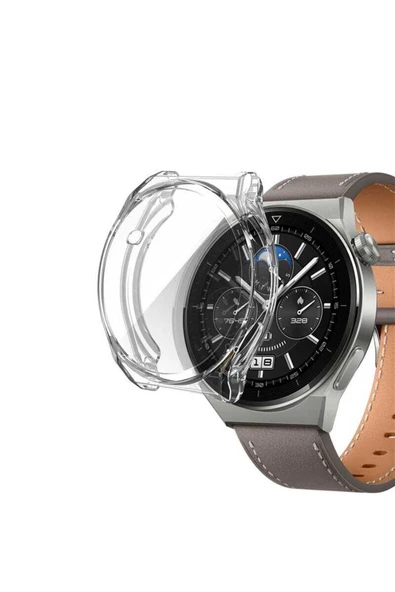 HEPTEKİLETİŞİM Huawei Watch GT 3 Pro 43mm Watch Gard 02 Koruyucu Silikon ürün görseli 1