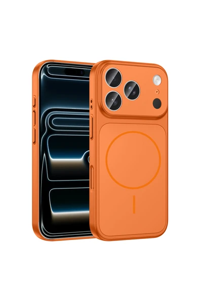 HEPTEKİLETİŞİM Apple iPhone 17 Pro Kılıf M-Safe Şarj Özellikli Kamera Korumalı Kapak (FORMEN) ürün görseli 1