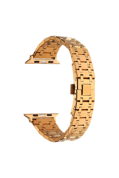 HEPTEKİLETİŞİM Watch 44mm Uyumlu KRD-83 Metal HPTK Kordon-Rose Gold ürün görseli 1
