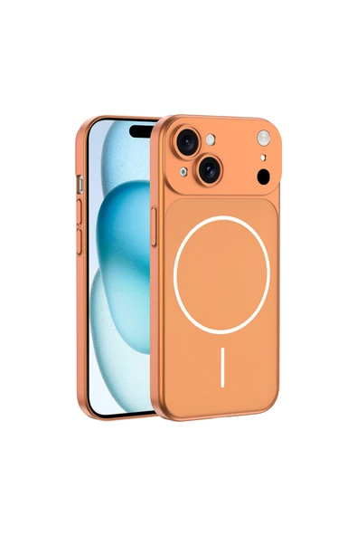 HEPTEKİLETİŞİM Apple iPhone 15 Kılıf M-Safe Şarj Özellikli Kamera Korumalı Kapak (SPARK) ürün görseli 1