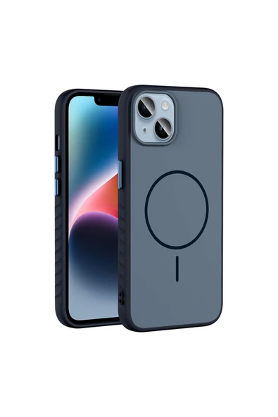 HEPTEKİLETİŞİM iPhone 14 Kılıf M-safe Şarj Özellikli Kapak (TEA) ürün görseli 1