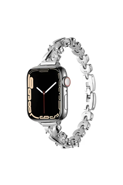 HEPTEKİLETİŞİM Watch 7 45mm HPTK- KRD-103 Metal Kordon-Gümüş ürün görseli 1