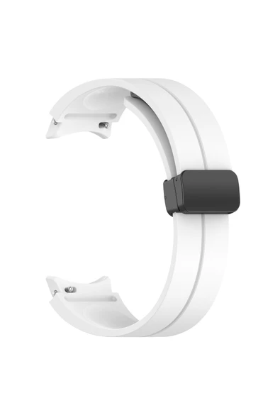 HEPTEKİLETİŞİM Galaxy Watch 4 44mm Uyumlu KRD-84 Uyumlu HPTK Kordon-Beyaz ürün görseli 1