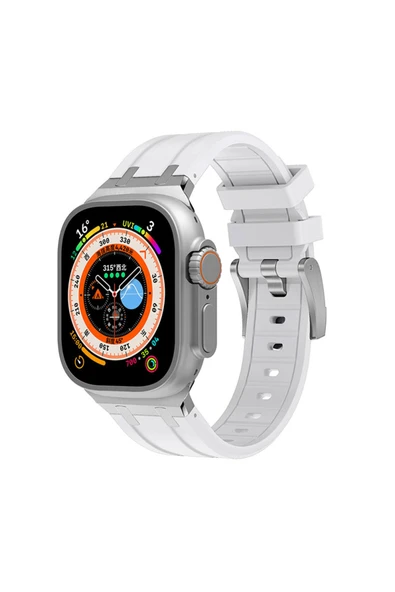 HEPTEKİLETİŞİM Watch 7 45mm Uyumlu KRD-89 Uyumlu HPTK Kordon-Beyaz ürün görseli 1
