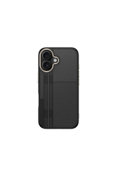 HEPTEKİLETİŞİM Apple İPhone 16 Plus Kılıf M-safe Şarj Özellikli Karbon Fiber Görünümlü Kapak (ANTİNA) ürün görseli 1