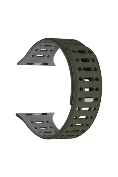 HEPTEKİLETİŞİM Watch 10 46mm uyumlu  Silikon Kordon Strap Kayış (KRD-124) ürün görseli 1