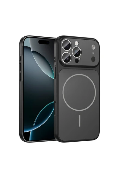 HEPTEKİLETİŞİM Apple iPhone 15 Pro Kılıf M-Safe Şarj Özellikli Kamera Korumalı Kapak (formen) ürün görseli 1
