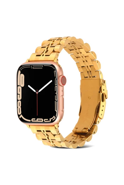HEPTEKİLETİŞİM Watch 40mm Uyumlu KRD-54 Metal HPTK Kordon-Gold ürün görseli 1
