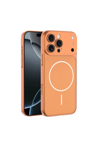 HEPTEKİLETİŞİM Apple iPhone 15 Pro Kılıf M-Safe Şarj Özellikli Kamera Korumalı Kapak (SPARK) ürün görseli 1