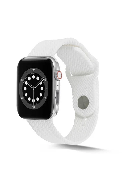 HEPTEKİLETİŞİM Watch 40mm KRD-37 Uyumlu HPTK Kordon-Beyaz ürün görseli 1